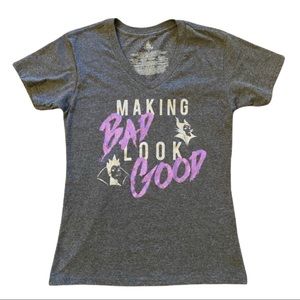 Disney Villains Womens T-Shirt, Size Medium